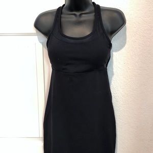 Fabletics Tropez Black Racerback Dress